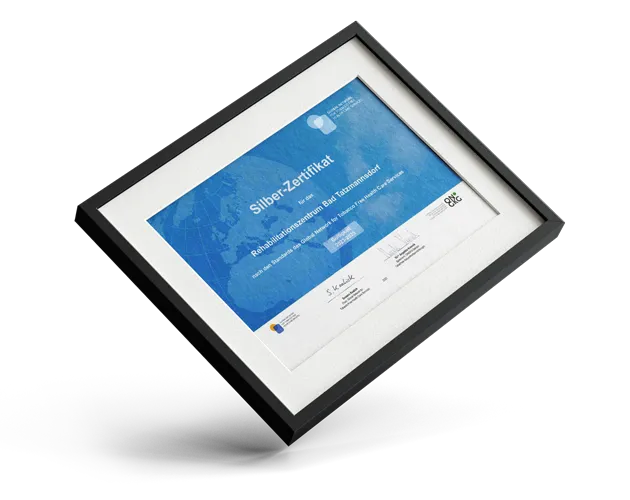 Silber-Tabakfrei-Zertifikat Reha-Zentrum Bad Tatzmannsdorf